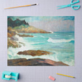 Blick auf die Maine Coast von Newell Convers Wyeth Seidenpapier (Basteln)