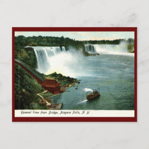 Blick auf die Niagarafälle, NY 1910 Vintage Postkarte