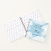 Blick auf die Personalisierten Himmelstraumhaften Notizblock (Innenseite)