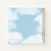 Blick auf die Personalisierten Himmelstraumhaften Notizblock (Rückseite)