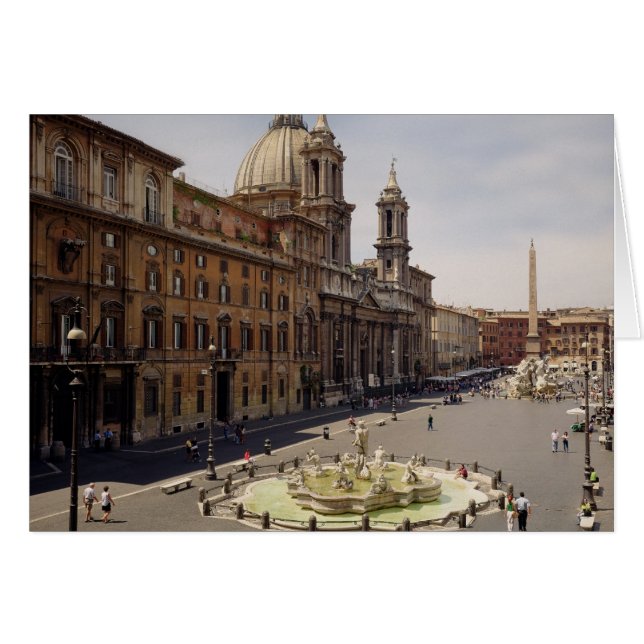 Blick auf die Piazza (Vorderseite (Horizontal))