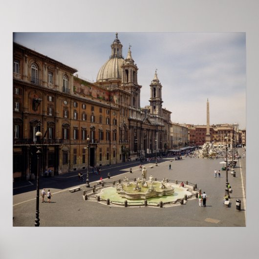 Blick auf die Piazza Poster (Vorne)
