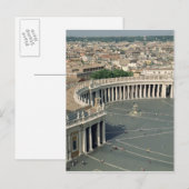 Blick auf die Piazza Postkarte (Vorne/Hinten)