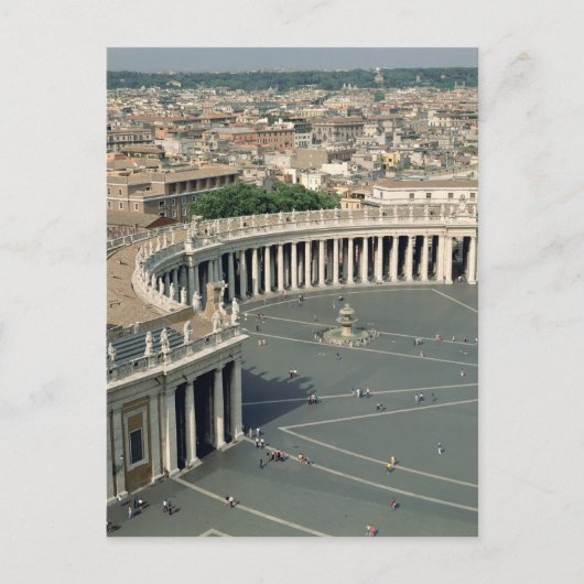 Blick auf die Piazza Postkarte (Vorderseite)