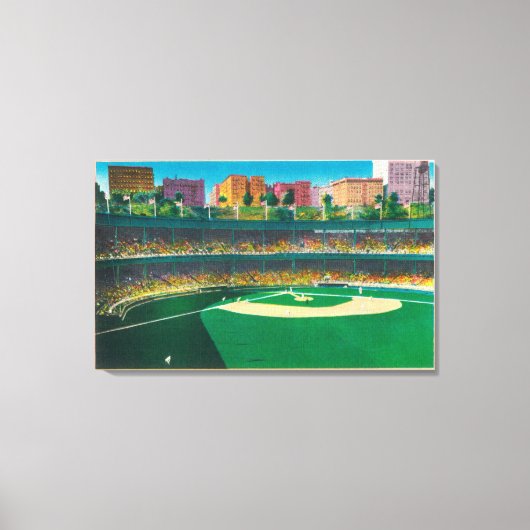 Blick auf die Polo GroundsNew York, NY Leinwanddruck (Vorderseite)