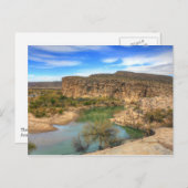 Blick auf die Postkarte Rio Grande (Vorne/Hinten)