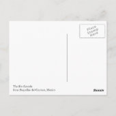 Blick auf die Postkarte Rio Grande (Rückseite)