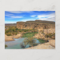 Blick auf die Postkarte Rio Grande