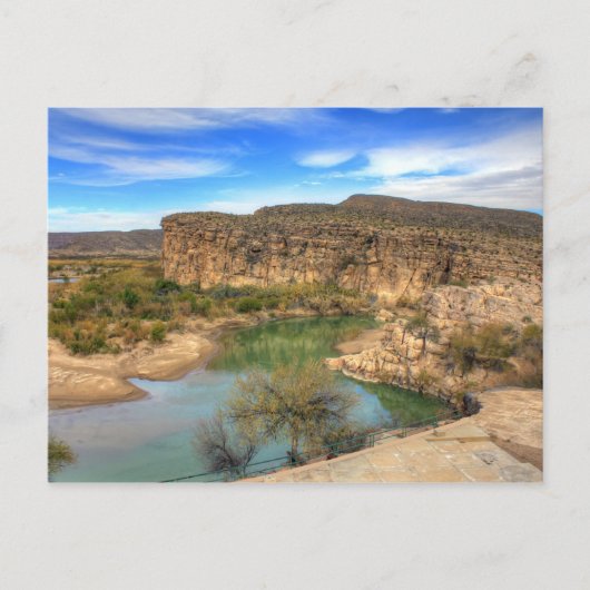 Blick auf die Postkarte Rio Grande (Vorderseite)