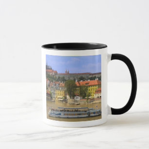 Blick auf die Prager Burg und die Stadt an der Mol Tasse