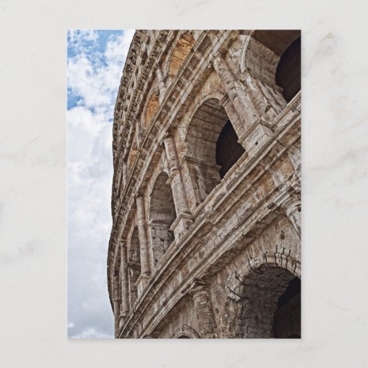 Blick auf die römische Postkarte Colosseo (Vorderseite)