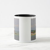 Blick auf die Round Island Light Station. Tasse (Zentrum)