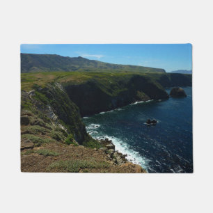 Blick auf die Santa Cruz Insel in Channel Islands Fußmatte