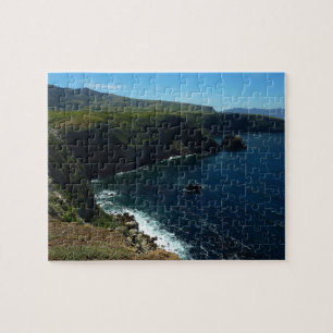 Blick auf die Santa Cruz Insel in den Channel Isla Puzzle