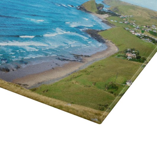 Blick auf die Seezunge an der Ostküste Schneidebrett (Ecke)