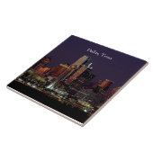 Blick auf die Skyline von Dallas, Texas, Fliese (Seite)