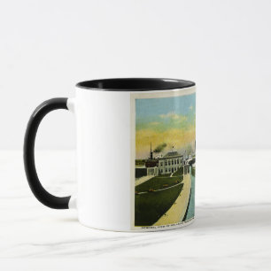 Blick auf die Soo-Schleusen, Michigan Tasse