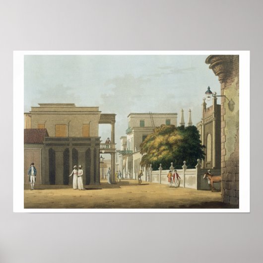 Blick auf die St. Thome Street, Fort St. Georg Poster (Vorne)