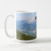 Blick auf die Stadt Banff Kaffeetasse (Links)