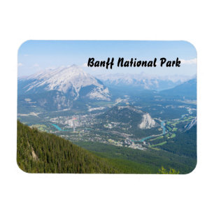 Blick auf die Stadt Banff Magnet