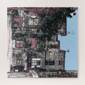 Blick auf die Stadt Pezenas Frankreich Puzzle (Horizontal)