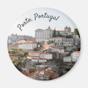 Blick auf die Stadt Porto, Portugal Reisefoto Magnet