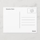 Blick auf die Stadtmauer von Essaouira Postkarte (Rückseite)