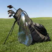 Blick auf die tropische Natur der Kokospalme Golfhandtuch (Gras)