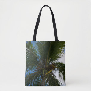 Blick auf die tropische Natur der Kokospalme Tasche