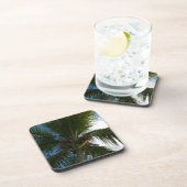 Blick auf die tropische Natur der Kokospalme Untersetzer (Rechte Seite)