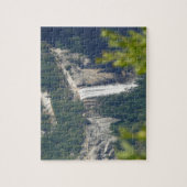 Blick auf die Vernalfälle von Glacier Point, CA Puzzle (Vertikal)