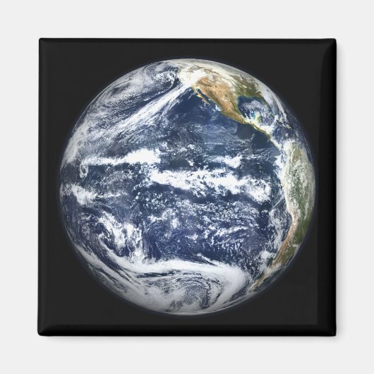 Blick auf die Vollerde, zentriert auf den Pazifikr Magnet (Vorne)