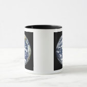 Blick auf die Vollerde, zentriert auf den Pazifikr Tasse (Zentrum)