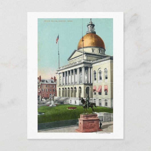 Blick auf die Vorderseite des Staat Postkarte (Vorderseite)