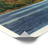 Blick auf die Wasserfallbrücke vor dem Zusammenbru Poster (Ecke)