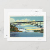 Blick auf die Wasserfallbrücke vor dem Zusammenbru Postkarte (Vorne/Hinten)