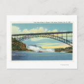 Blick auf die Wasserfallbrücke vor dem Zusammenbru Postkarte (Vorderseite)