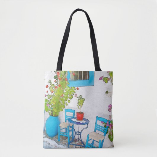 Blick auf die Wasserfarben Tasche (Vorderseite)