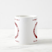 Blick auf die Welt durch eine Porthole 1 Farbe Kaffeetasse (Mittel)