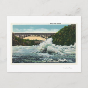 Blick auf die Whirlpool Rapids Bridge und den Whir Postkarte
