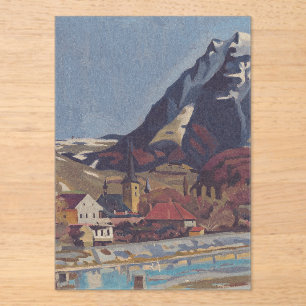 Blick auf Dolný Kubín von Arnold Peter Weisz Acryleinladungen