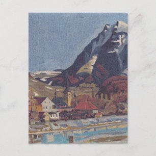 Blick auf Dolný Kubín von Arnold Peter Weisz Postkarte