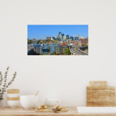 Blick auf Downtown Kansas City, Missouri Poster (Küche)