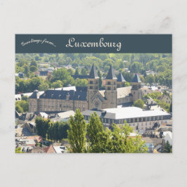 Blick auf Echternach Luxemburg Postkarte