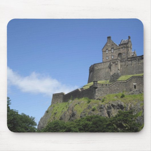Blick auf Edinburgh Castle, Edinburgh, Schottland, Mousepad (Vorne)