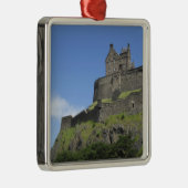Blick auf Edinburgh Castle, Edinburgh, Schottland, Ornament Aus Metall (Rechts)