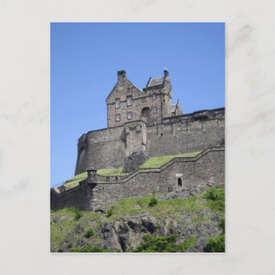 Blick auf Edinburgh Castle, Edinburgh, Schottland, Postkarte