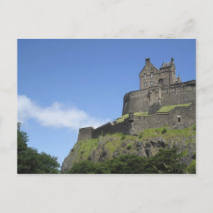Blick auf Edinburgh Castle, Edinburgh, Schottland, Postkarte