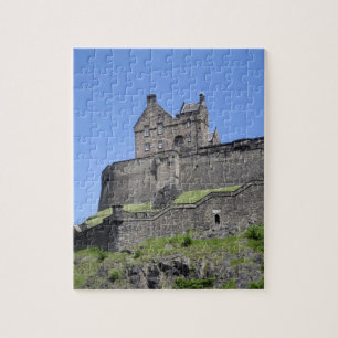 Blick auf Edinburgh Castle, Edinburgh, Schottland, Puzzle