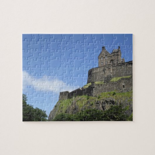 Blick auf Edinburgh Castle, Edinburgh, Schottland, Puzzle (Horizontal)
